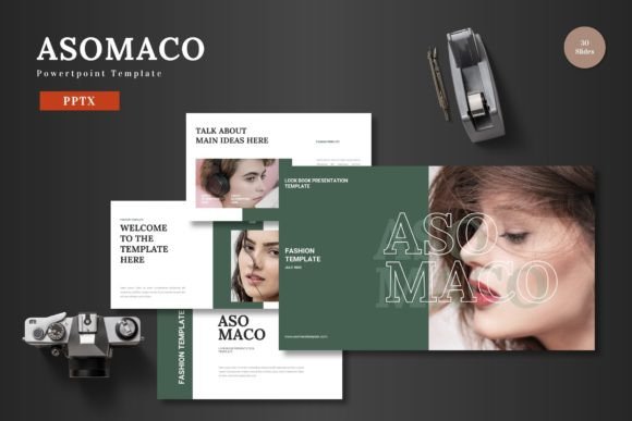 Asomaco Powerpoint Template: Polished Presentations Made Simple