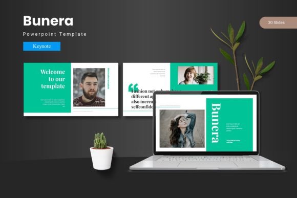 Bunera - Keynote Template: A Polished Design Framework for Modern Presenters