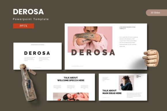 Derosa PowerPoint Template: Flexible Slides for Any Presenter