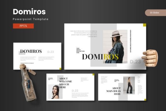 Domiros - Powerpoint Template: A Complete Design System for Confident Presentations