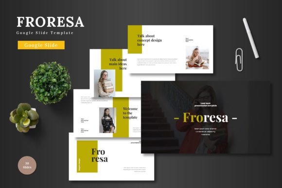 Froresa - Google Slide Template: A Versatile Presentation Solution for Modern Professionals