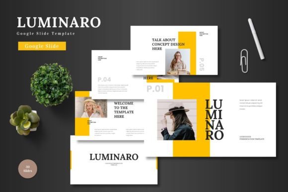 Luminaro - Google Slide Template: A Versatile Presentation Foundation for Modern Workflows