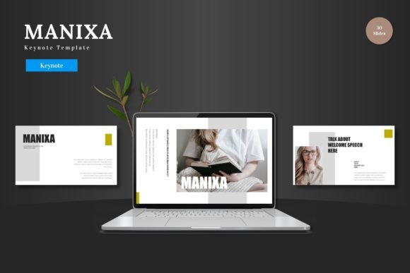 Manixa - Keynote Template: A Versatile Design Solution for Polished Presentations