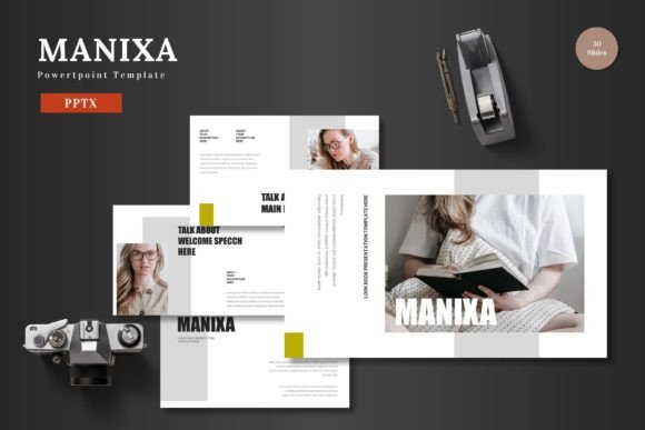Manixa – Powerpoint Template: Transform Your Ideas Into Impactful Visual Stories