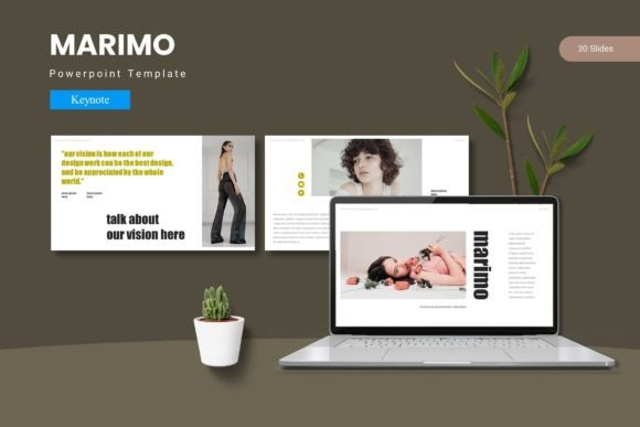 Marimo - Keynote Template: Elevate Your Slides with Customizable Design