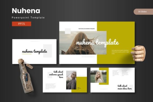 Nuhena - Powerpoint Template: Create Confident, Data-Driven Presentations