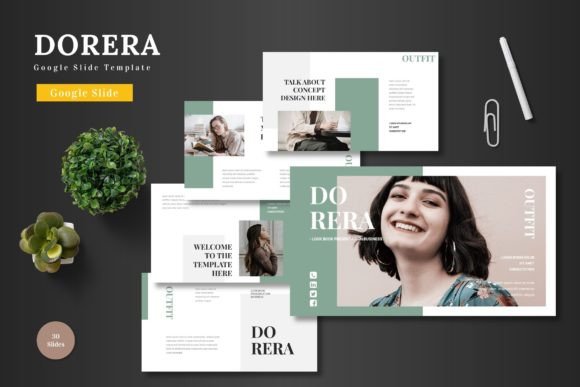 The Dorera Google Slide Template: Your Blueprint for Business, Pitch, and E-Commerce Success